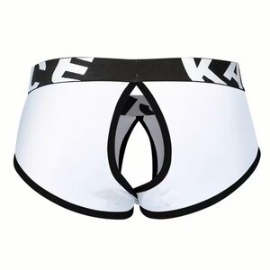 Men's White & Black Underwear